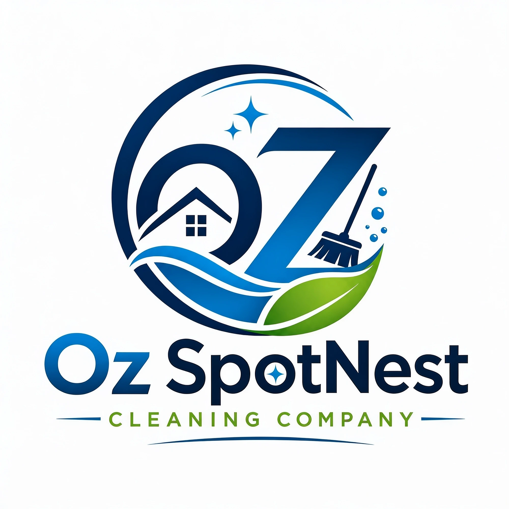 Oz SpotNest Cleaning Service business card — Vinod & Harry, Founder & Director, Belmore NSW